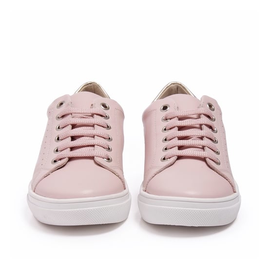 María Barceló Classic Leather Sneakers in Rose