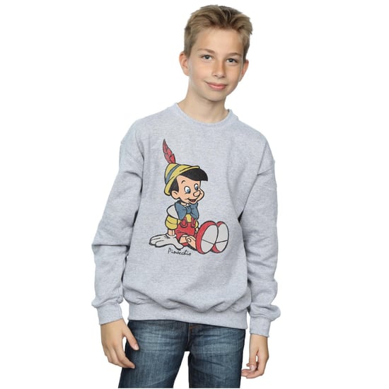 Disney Boys Pinocchio Classic Pinocchio Sweatshirt (Sports Grey)