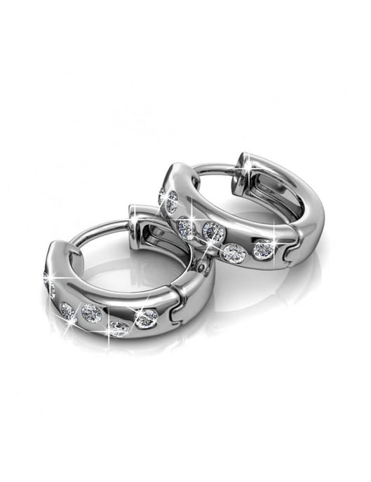 Joy örhängen - silver och kristall - Image 3