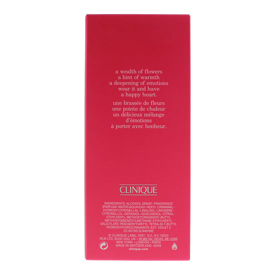Clinique Happy Heart Perfume Spray 100ml For Her - Image 4