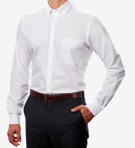Tommy Hilfiger Mens Dress Shirt Silver Size 16 1/2 Athletic Fit Th Flex
