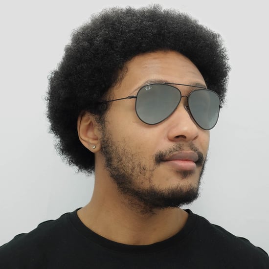 Ray-Ban Aviator Unisex Black Silver Mirror RB0101S Aviator Reverse