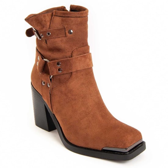 Montevita Heel Ankle Boot Town In Brown