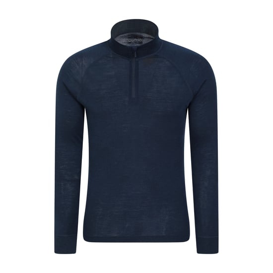Mountain Warehouse Mens Merino II Base Layer Top (Navy)