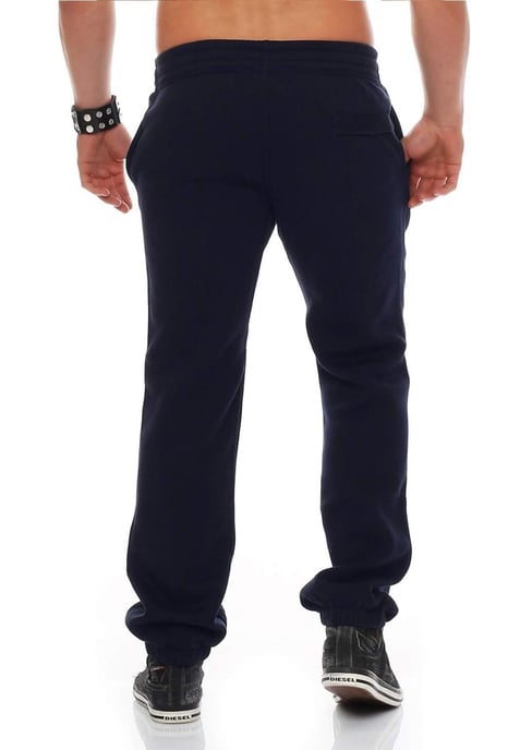 NIKE Mens Club Swoosh Cuff Joggers in Navy - Image 3
