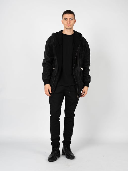 La Haine Inside Us Jacket LM077 Men's Black - Image 2