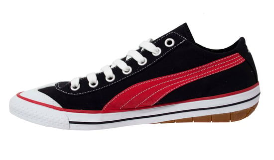 Puma 917 Lace Up Mens Black Red Textile Low Trainers 345391 30