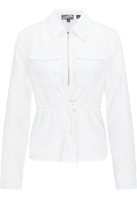 Dreimaster Blouse Dames wit - Image 1