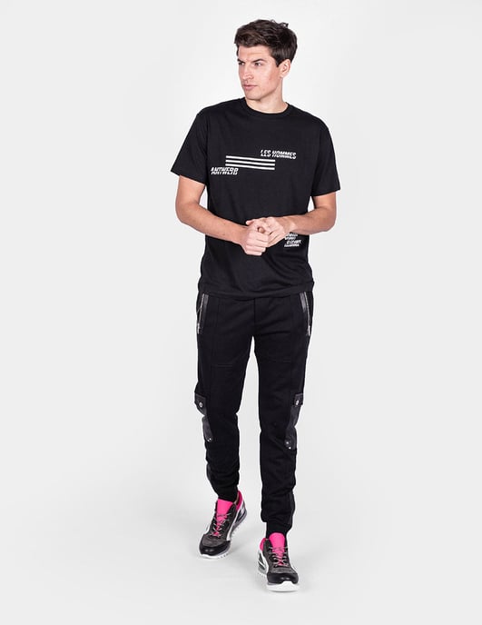 Les Hommes T-shirt Contemporary Men's Black