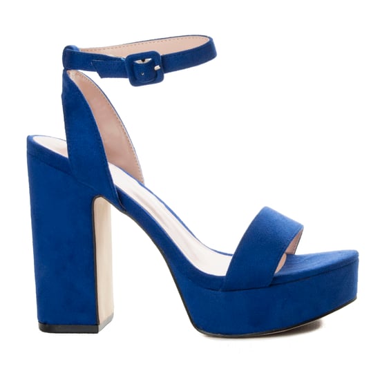 Confortable heel sandal Montevita in Blue