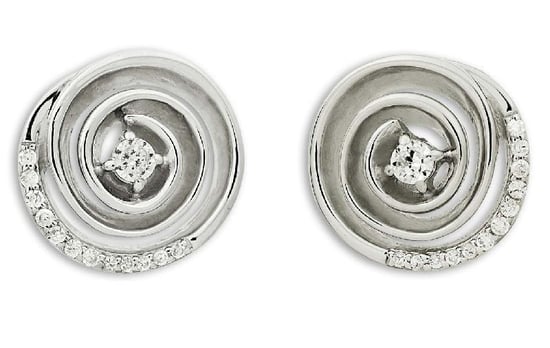 Orphelia Dames 925 Sterling Zilveren Oorbellen - Zilver ZO-5842 - Image 1
