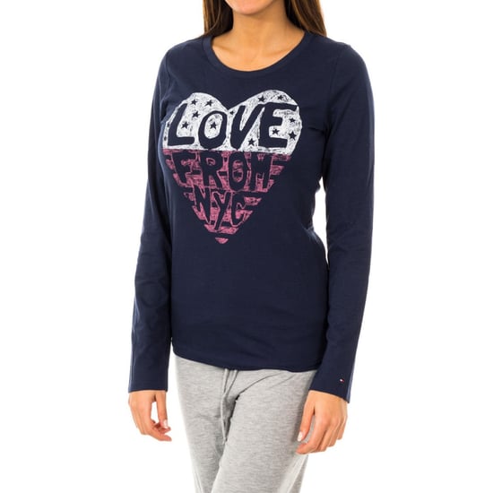Women's long-sleeved round neck t-shirt 1487903366