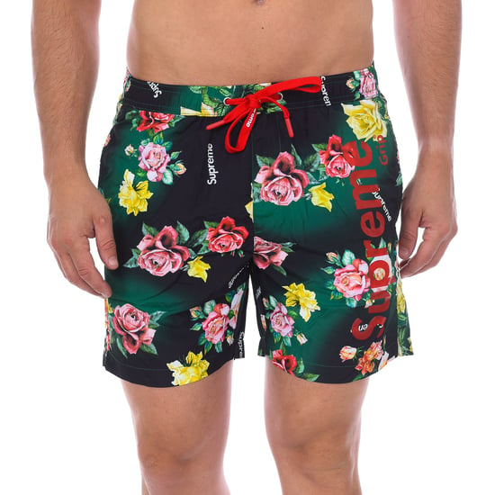 Men's Boxer Swimsuit Print Roses CM-30065-BP