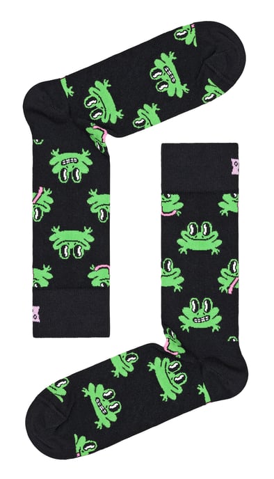 Happy Socks - Novelty Frog Design Socks | Great Gift - Frog - Image 2