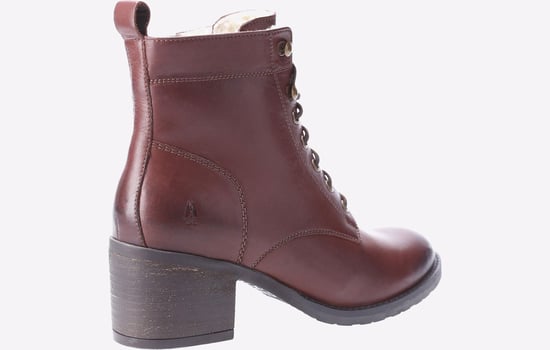 Hush Puppies Harriet Bruna Damstövlar I Läder - Image 3