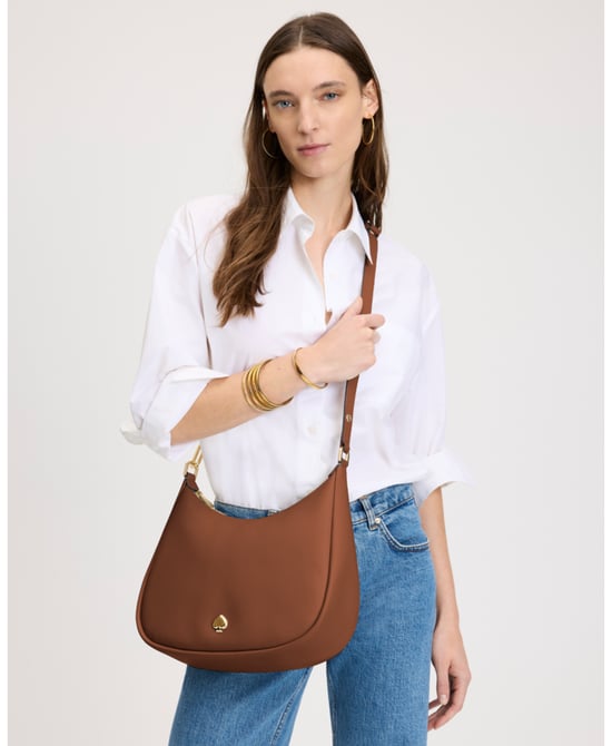 Kayla Pebbled Leather Large Shoulder Bag