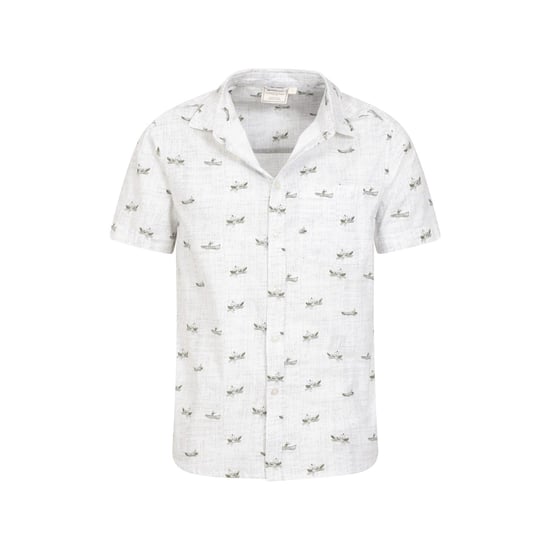 Mountain Warehouse Mens Preston Illustration Shirt (White) - Image 2