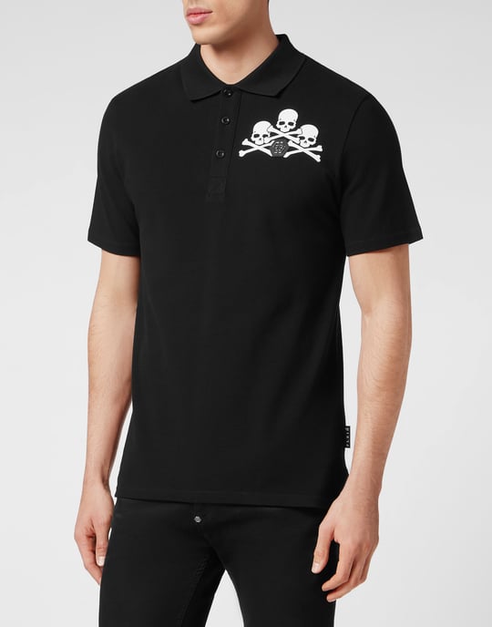 Poloshirt Skull - Image 1
