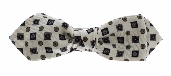 Dolce & Gabbana Wit Zijde Strik Leder Herenriem Geschenkverpakking - Image 3