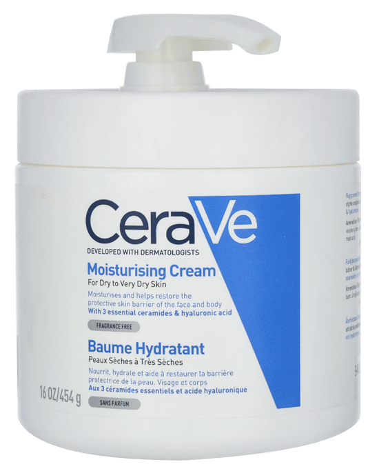 CeraVe Moisturising Cream w/Pump454 g. - Image 1