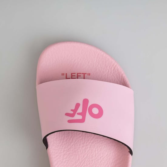 Girl's Off White Juniors Pool Sliders in Pink