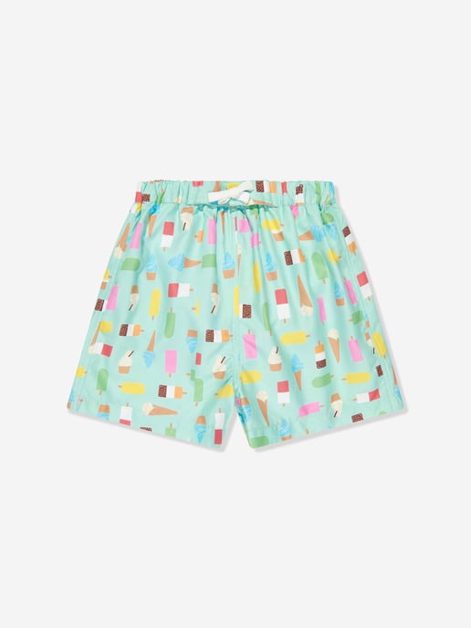 Rachel Riley Baby Boys Ice Lolly Swim Shorts in Blue