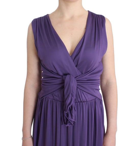 Galliano Purple sheath dress
