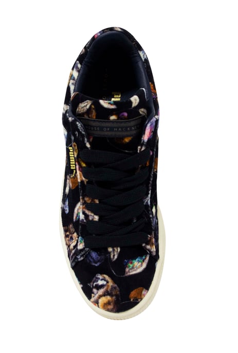 Puma Basket Classic Lo x HOH Vel Textile Lace Up Mens Trainers 357518 03