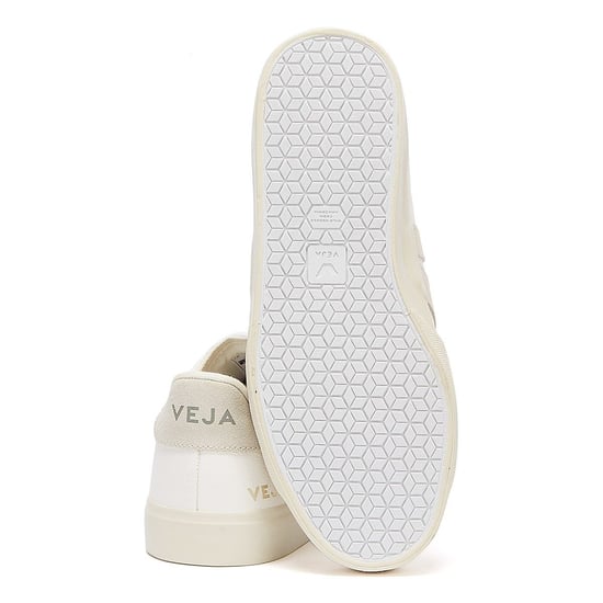 Veja Campo Womens Trainers - (White / Grey) - Image 4