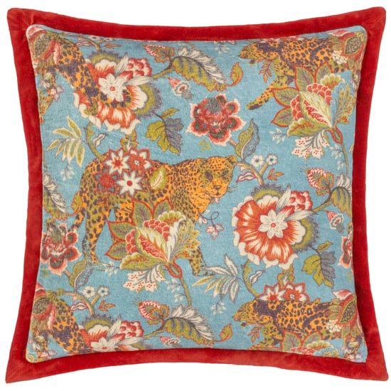 Wylder Jawai Printed Velvet Cushion Cover - Image 1