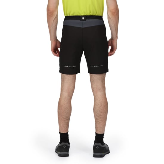 Regatta Mens Mountain II Shorts (Black/India Grey)