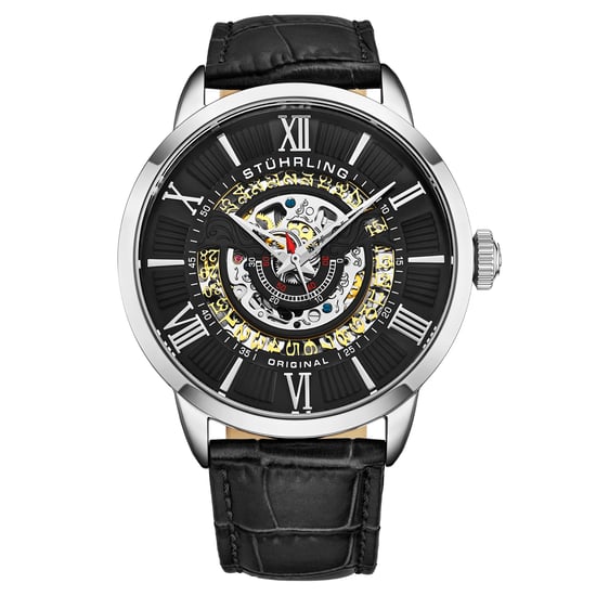 Black and Silver Delphi Automatic 44mm
