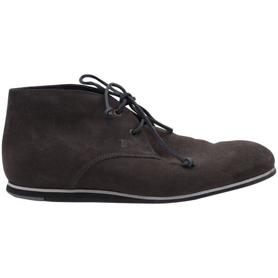 Tod's Lace-up Desert Boots in Dark Brown Suede - Image 1