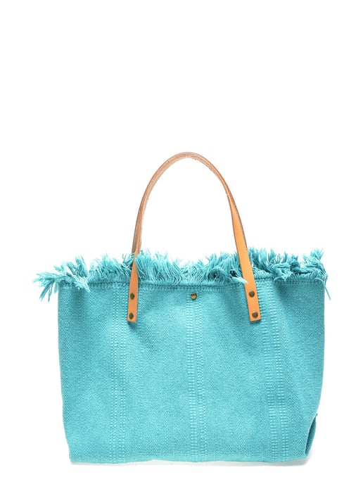 Renata Corsi SS22 RC 601T Turquoise Leather Bag - Image 1