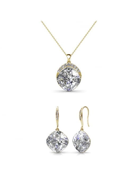 Tiffy Hook Set and Box - Gold and Crystal - Image 2
