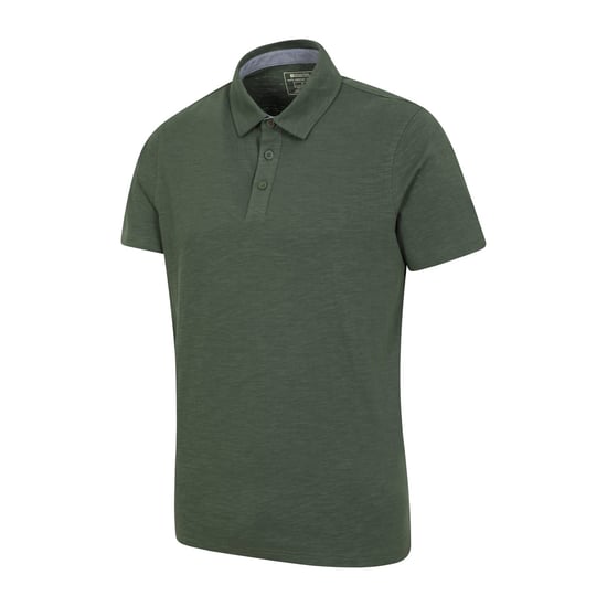 Mountain Warehouse Mens Hasst II Organic Polo Shirt (Green) - Image 4