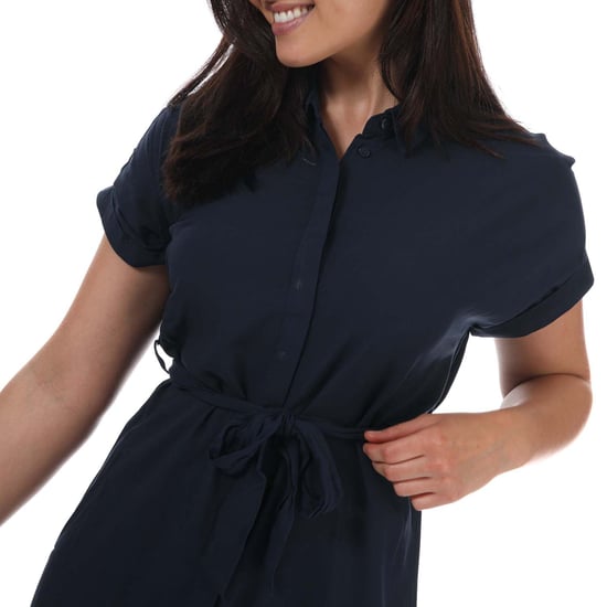 Women's Vero Moda Easy SS Shirt Dress in Navy