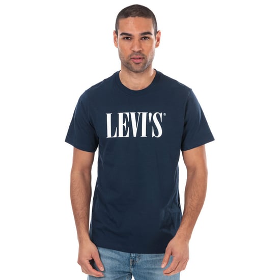 Men's Levis Relaxed Graphic T-Shirt Navy Sin Navy