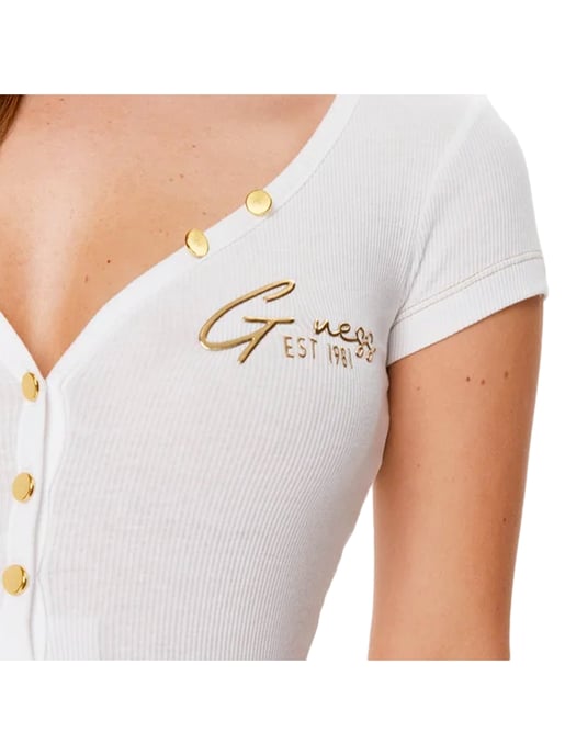 Guess women's t-shirt henley olympia - Image 2