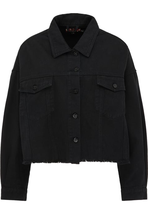 Mymo Denim jas Dames zwart - Image 1