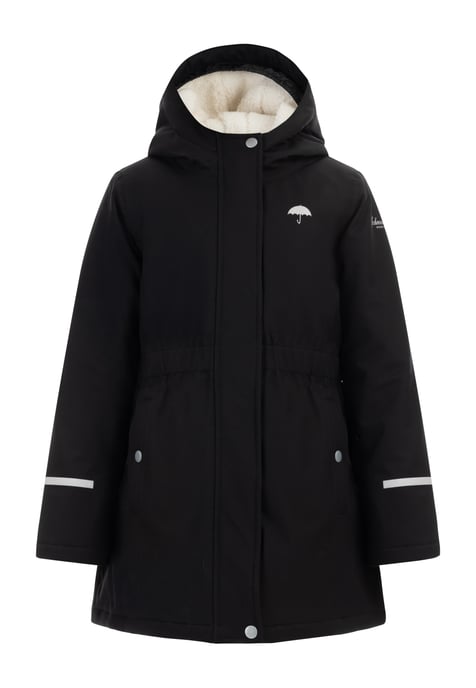 Schmuddelwedda Winter jacket Girls black - Image 1