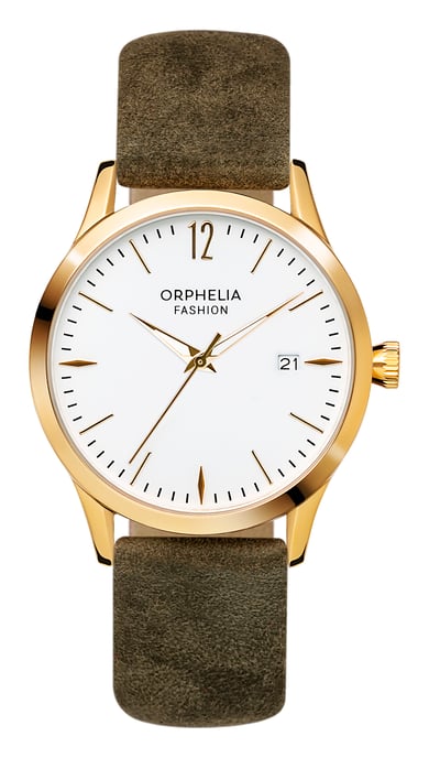Orphelia Fashion Suede Women's Green Watch OF714822 - Image 1