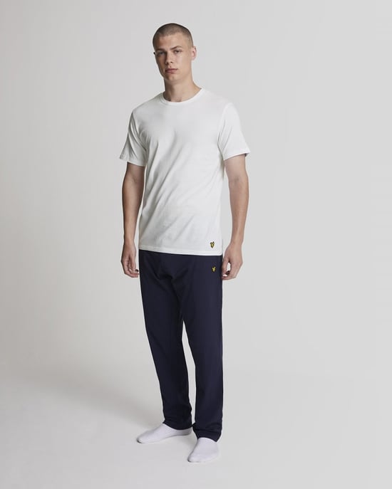 Lyle & Scott Basic 3-pack lounge T-shirt - wit - Image 2