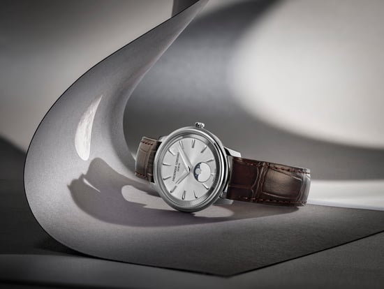 Frédérique Constant Moneta Moonphase Unisex Horloge Bruin FC-206S3S6 - Image 4