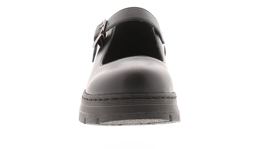 Platino Womens Shoes Work School Jenny Buckle black