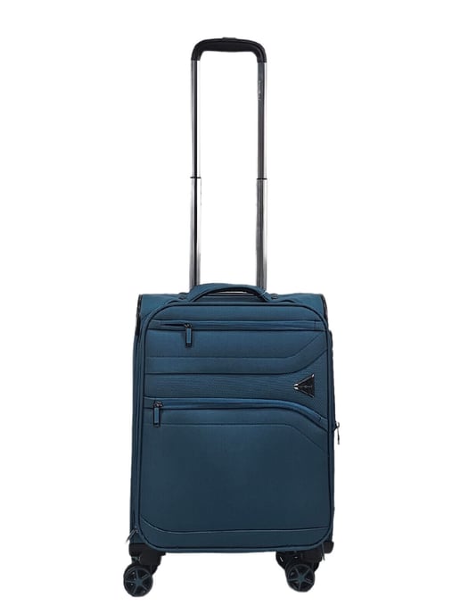 Lightweight Teal 8 Wheel Travel Luggage Suitcases