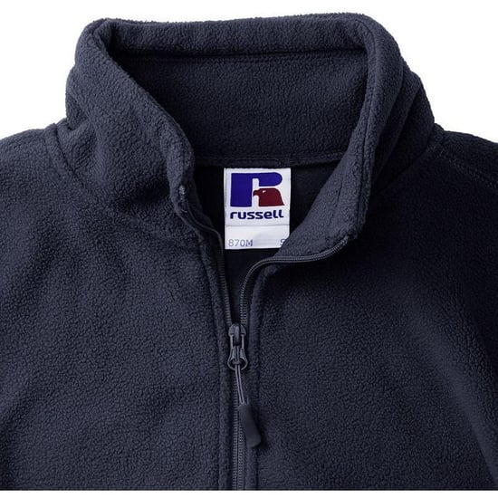 Russell Mens Full Zip Outdoor Fleece Jacket (French Navy) - Image 3