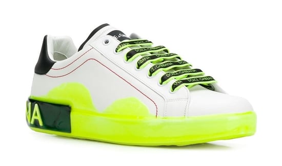 Dolce & Gabbana Men's White Calfskin Sneakers