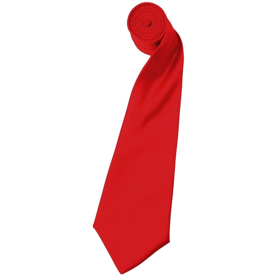 Premier Herensatineband (smal blad) (pakje van 2) (Rood) - Image 1