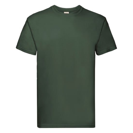 Fruit of the Loom Mens Super Premium T-Shirt (Bottle Green) - Image 1
